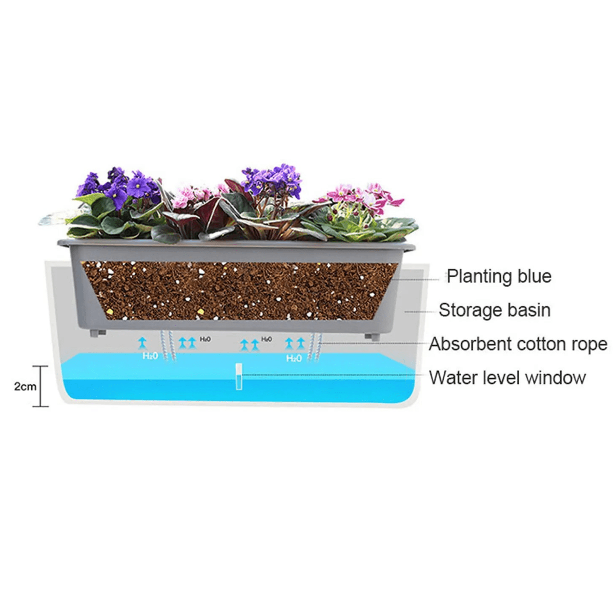 Image of Women's Self-Watering Planter