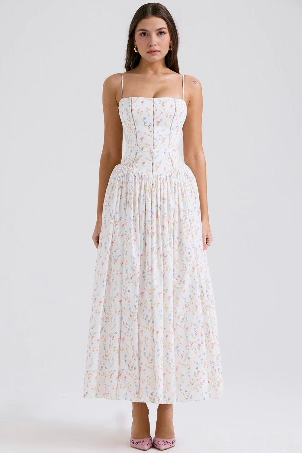 Image of Women's Sleeveless A-Line Maxi Dress