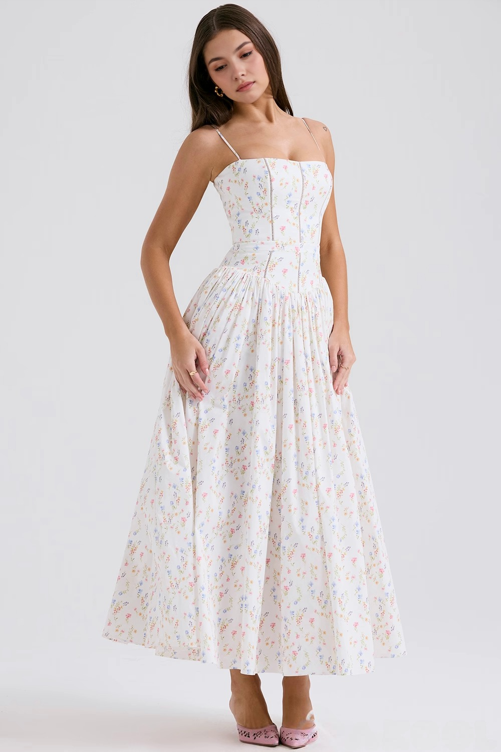 Image of Women's Sleeveless A-Line Maxi Dress