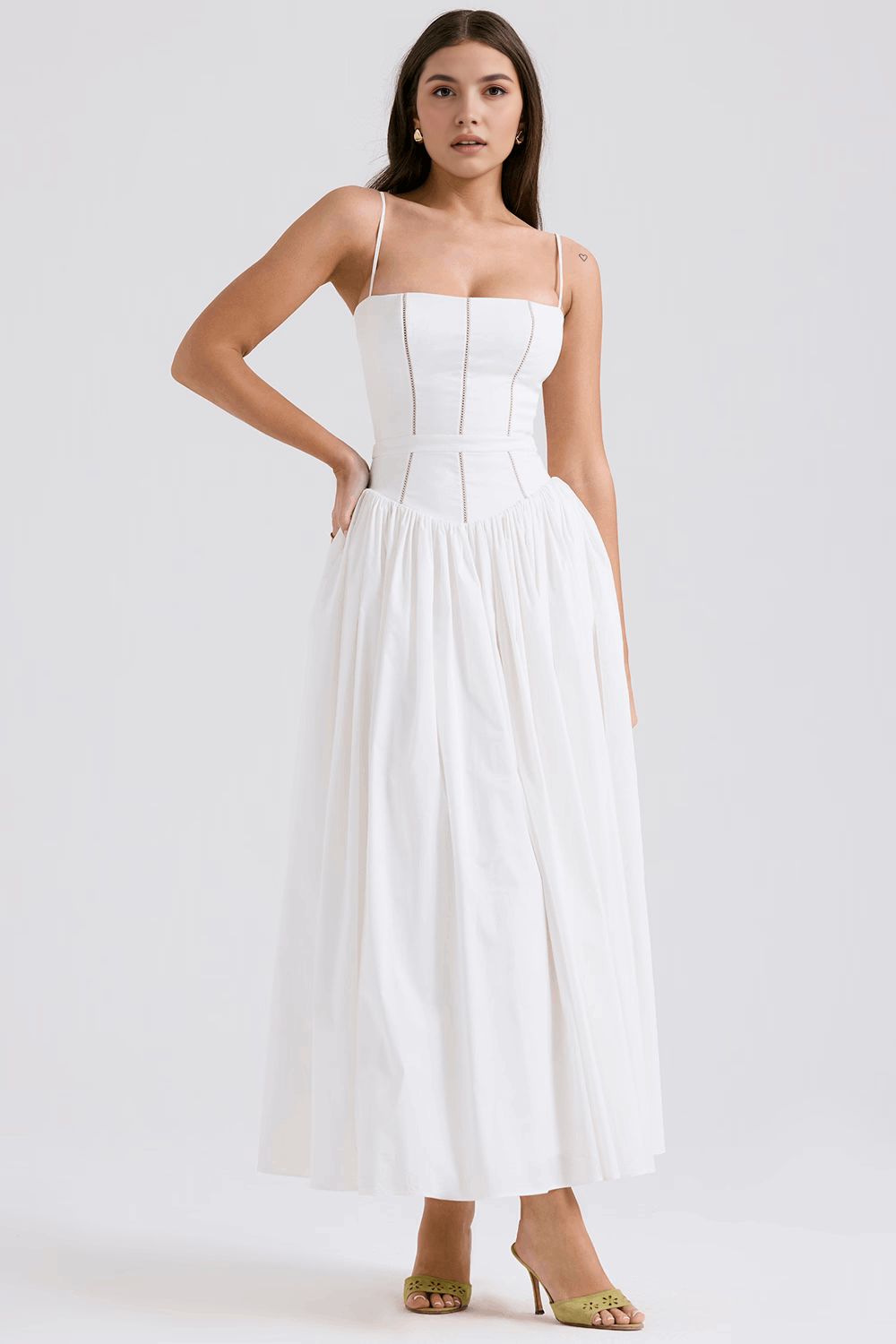 Image of Women's Sleeveless A-Line Maxi Dress