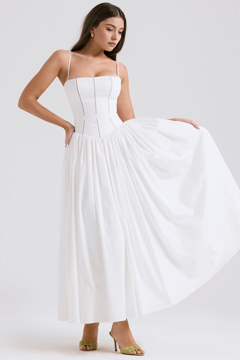 Image of Women's Sleeveless A-Line Maxi Dress