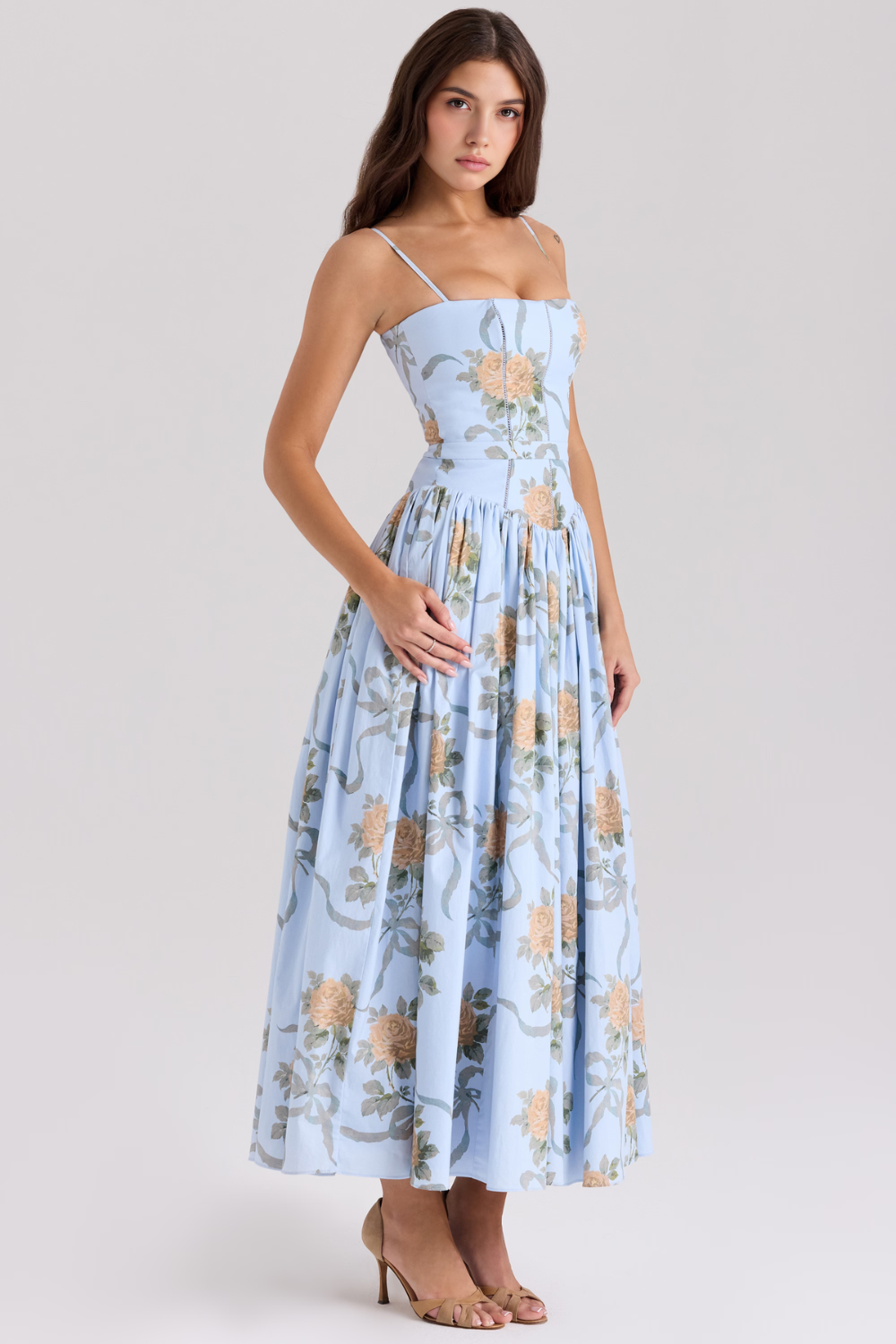 Image of Women's Sleeveless A-Line Maxi Dress