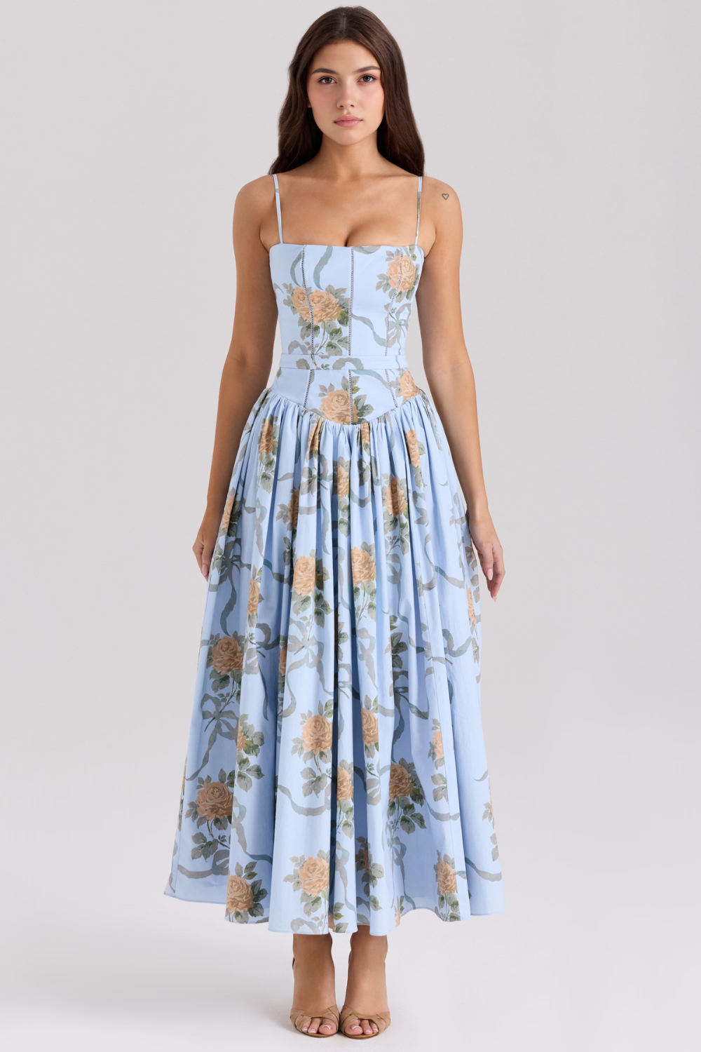 Image of Women's Sleeveless A-Line Maxi Dress