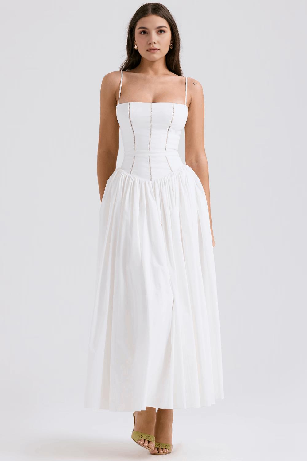 Image of Women's Sleeveless A-Line Maxi Dress