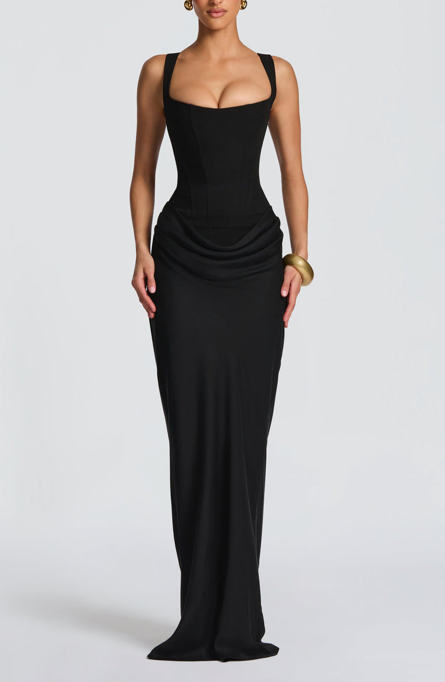 Image of Women's Sleeveless Bodycon Midi Dress