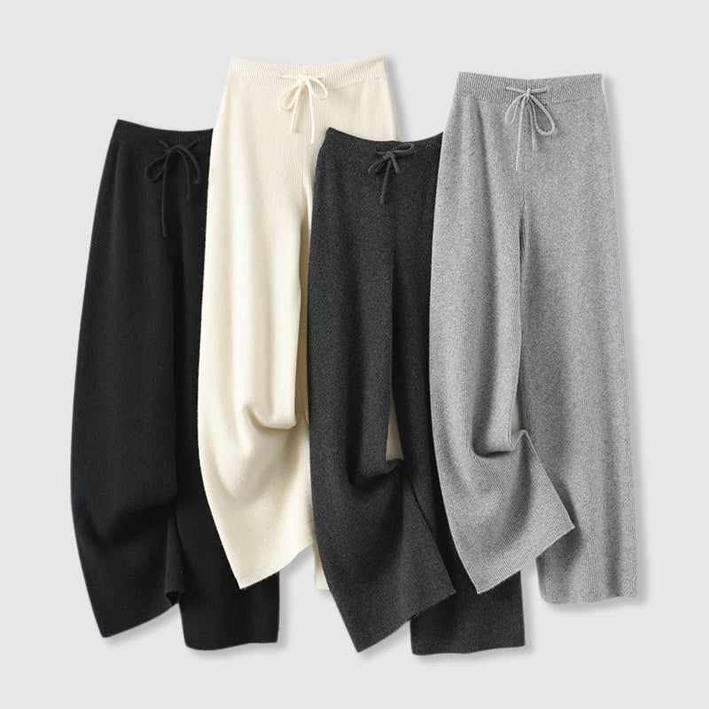 Image of Women's Wide-Leg Cashmere Pants