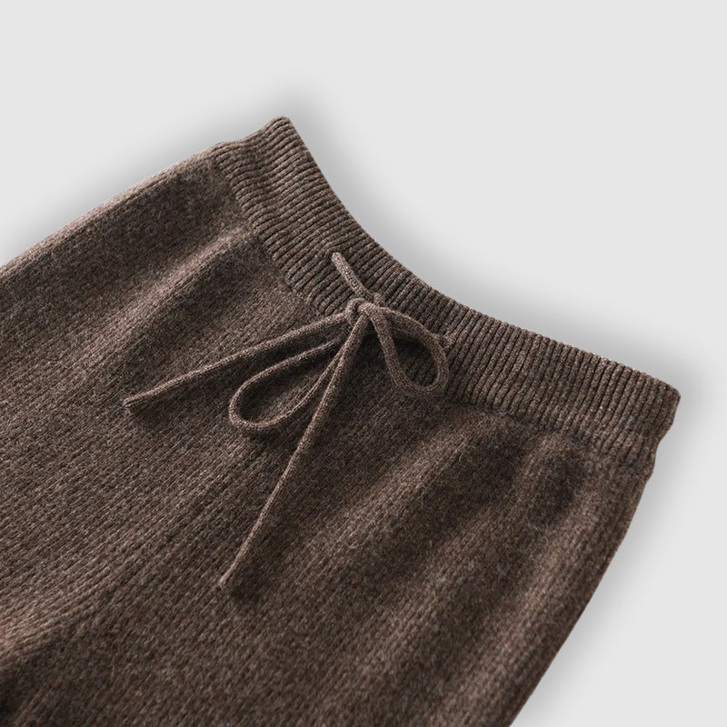 Image of Women's Wide-Leg Cashmere Pants