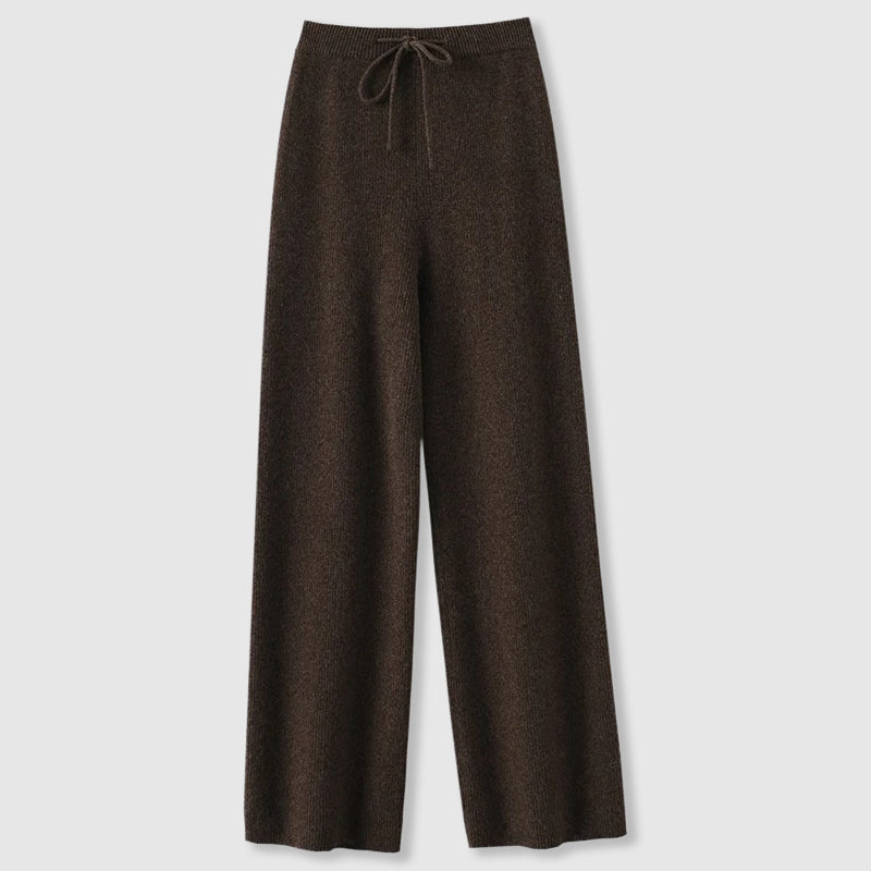 Image of Women's Wide-Leg Cashmere Pants
